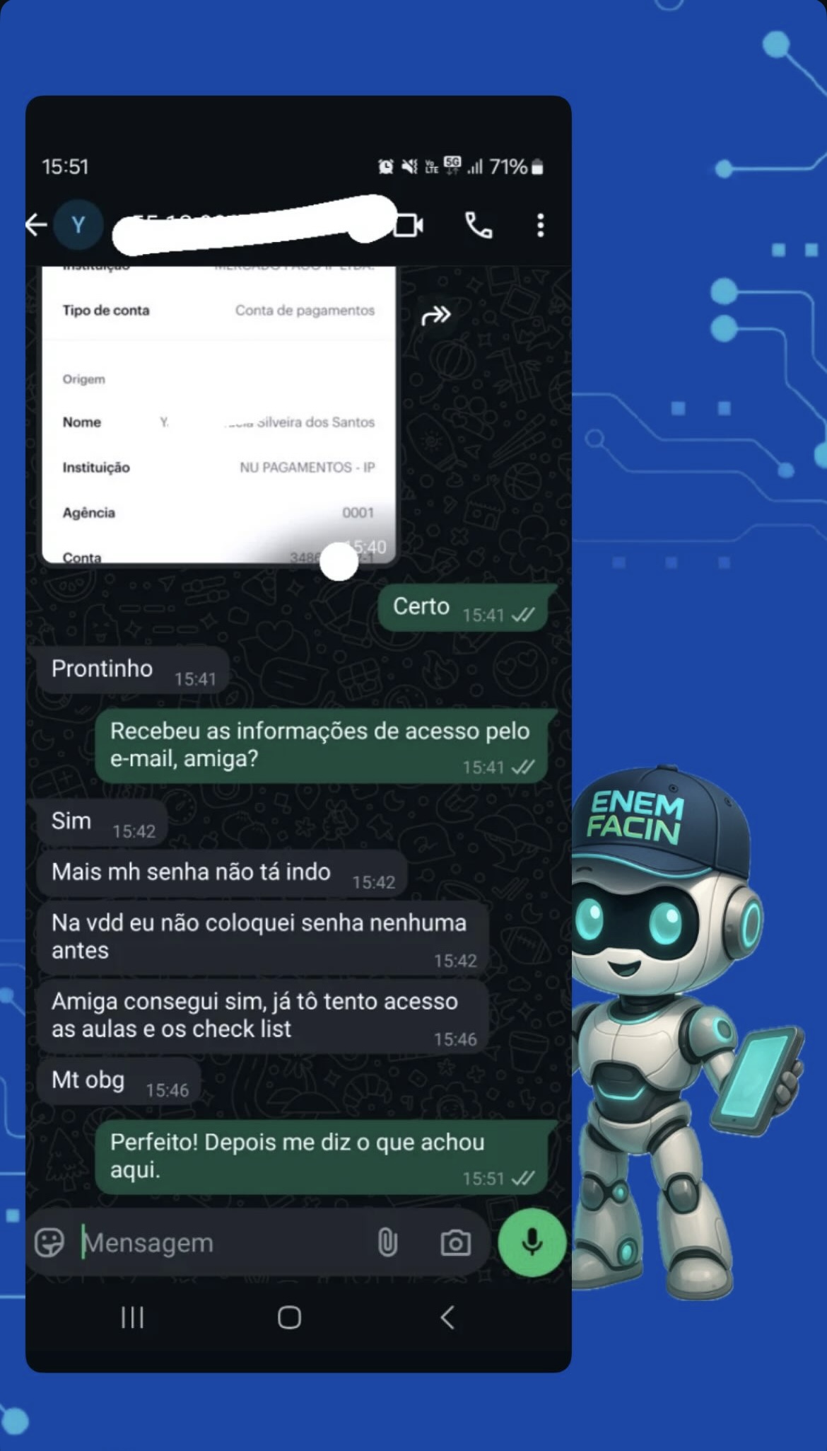 Feedback de Yasmin Santos